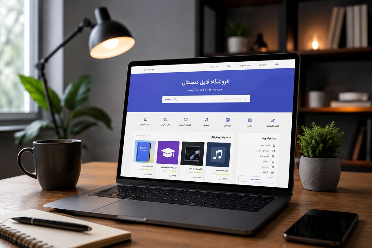 چطور یک سایت فروش فایل حرفه‌ای بسازیم؟