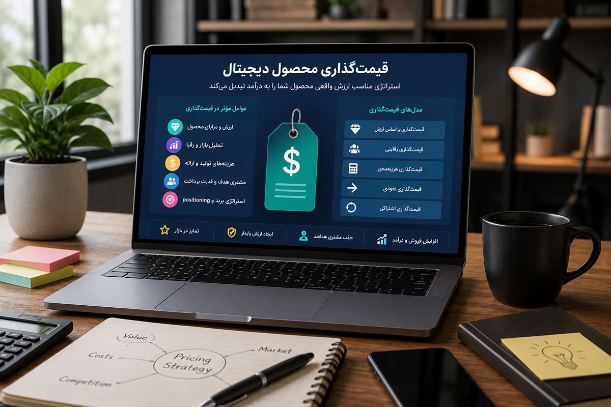 استراتژی قیمتگذاری محصول دیجیتال استراتژی قیمتگذاری محصول دیجیتال